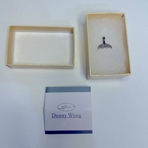 Designer Denny Wong Whale Tail Pendant